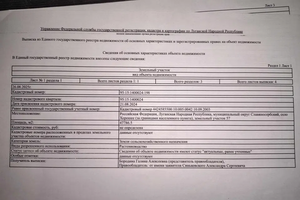 Продаётся участок, 470 сот., Садовый