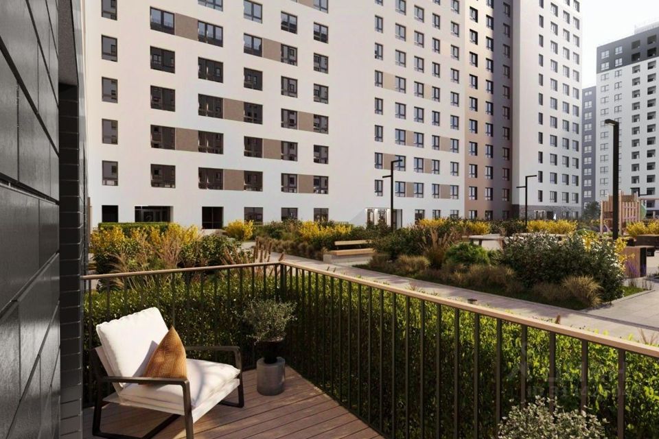 Продаётся 1-комнатная квартира, 39.3 м²