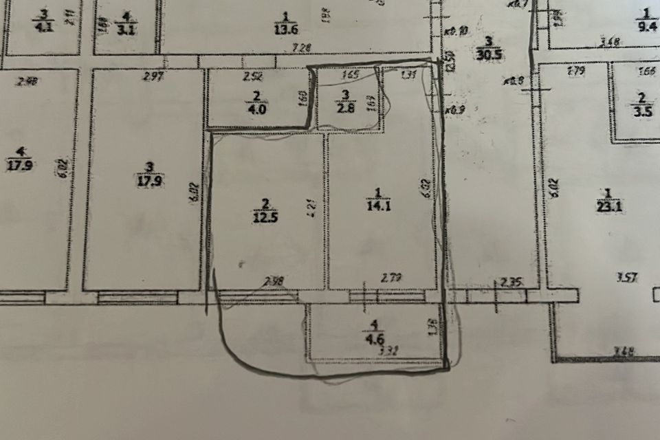 Продаётся 1-комнатная квартира, 34 м²