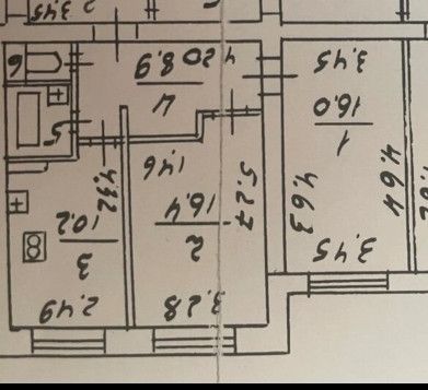 Продаётся 2-комнатная квартира, 55.1 м²