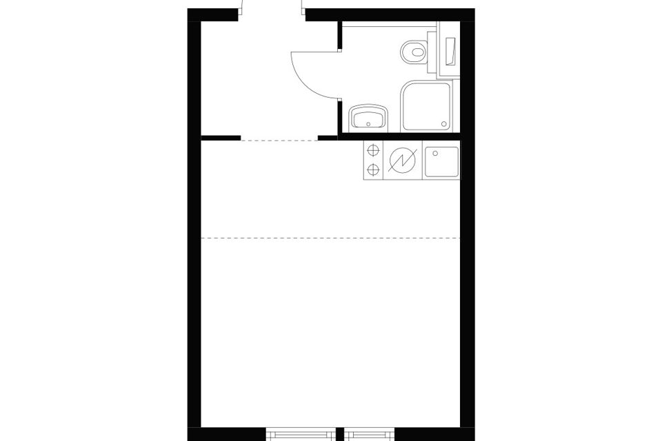 Продаётся студия, 23.5 м²