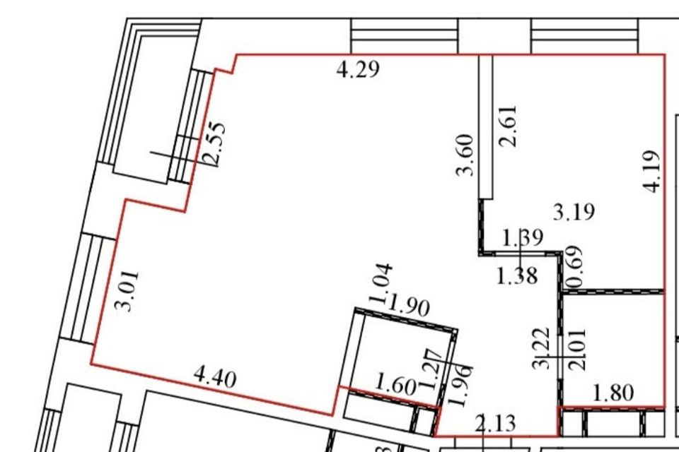 Продаётся 2-комнатная квартира, 55 м²