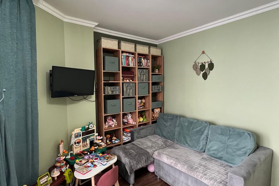 Продаётся 1-комнатная квартира, 43.7 м²