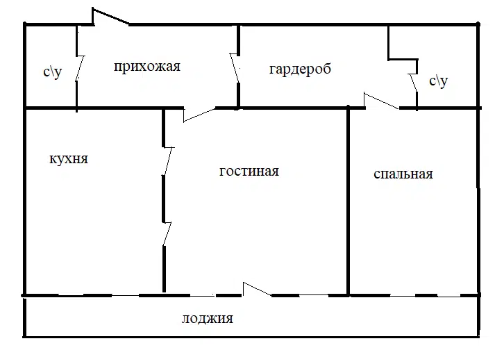 Продаётся 2-комнатная квартира, 83.6 м²