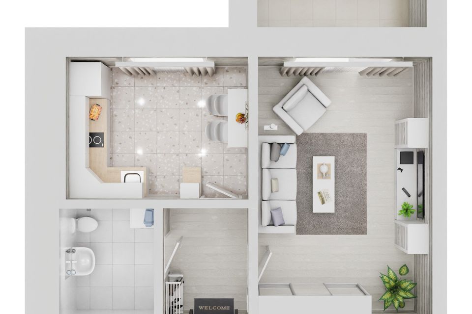 Продаётся 1-комнатная квартира, 35 м²