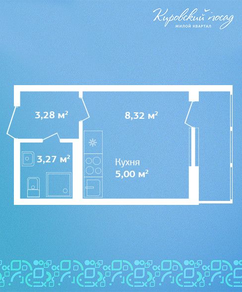 Продаётся студия, 19.9 м²