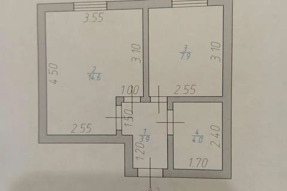 Продаётся 1-комнатная квартира, 30 м²