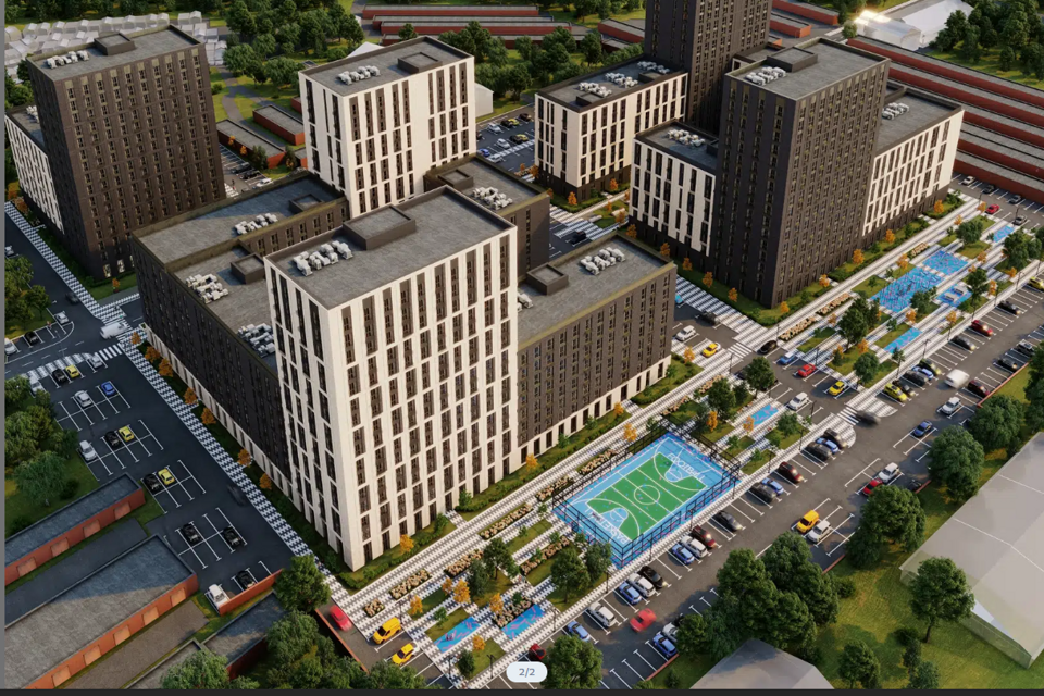 Продаётся 2-комнатная квартира, 73.4 м²