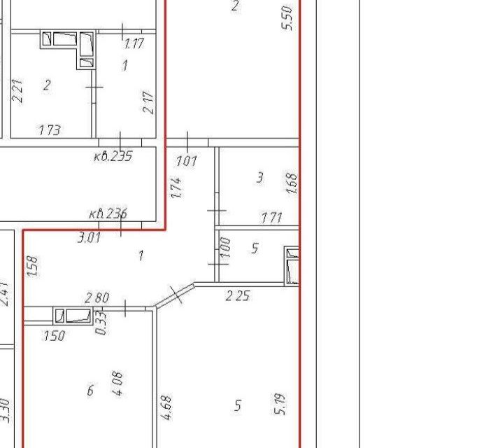 Продаётся 2-комнатная квартира, 53.3 м²