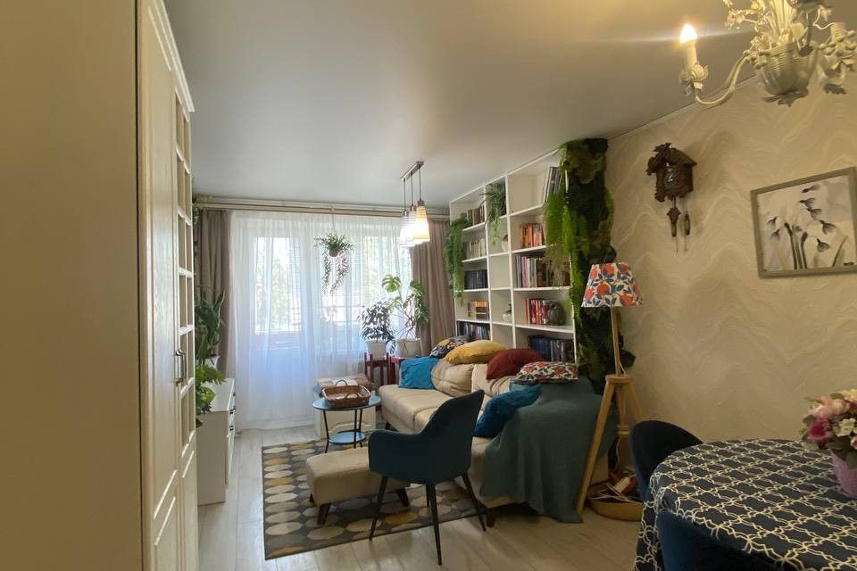 Продаётся 3-комнатная квартира, 59 м²