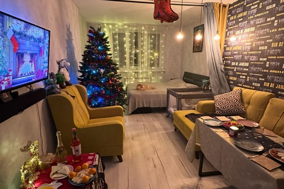 Продаётся 1-комнатная квартира, 45.9 м²