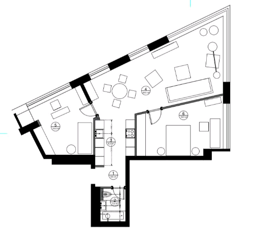 Продаётся 3-комнатная квартира, 80.4 м²