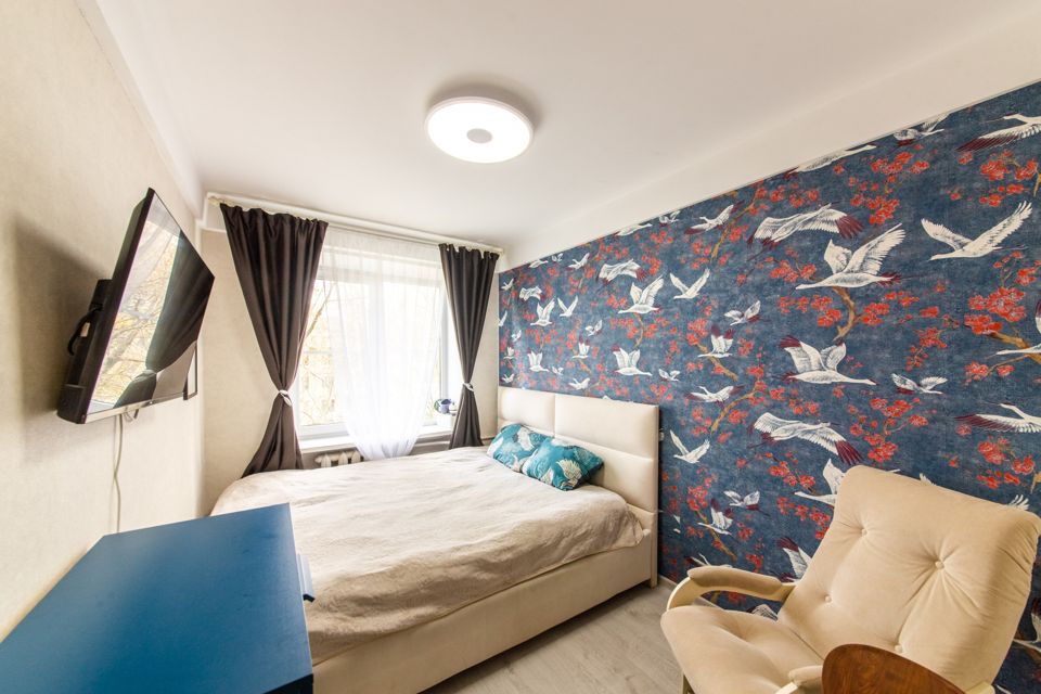 Продаётся 3-комнатная квартира, 55.7 м²