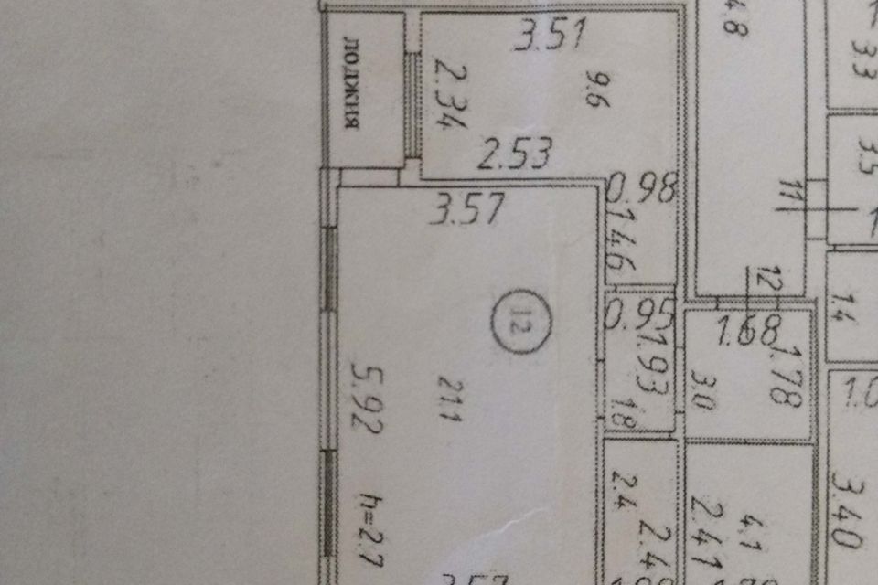 Продаётся 1-комнатная квартира, 42 м²