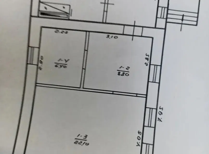 Продаётся 1-этажный дом, 54.4 м²