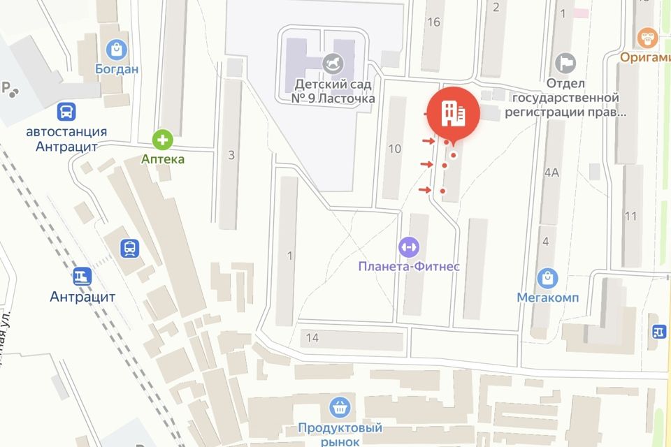 Продаётся 2-комнатная квартира, 44.5 м²