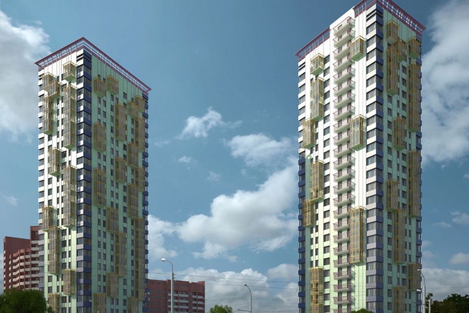 Продаётся 1-комнатная квартира, 43.7 м²