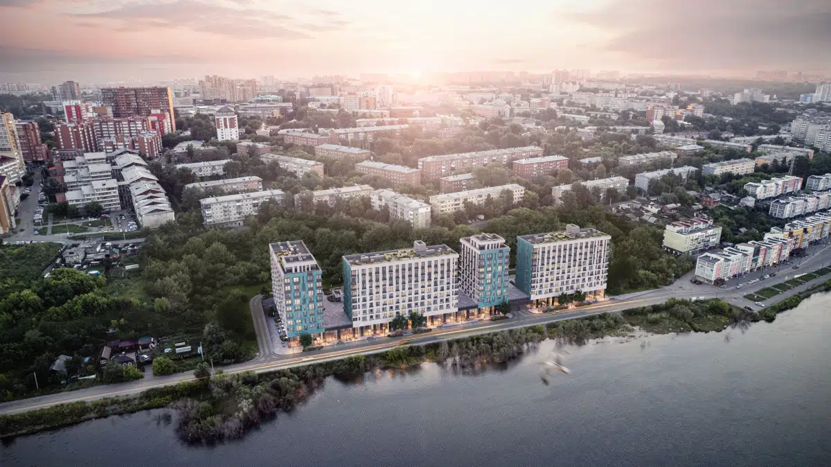 Купить 2-комнатную квартиру, 42.35 м² в ЖК RIVERANG (РИВЕРАНГ) по адресу  Иркутск, Верхняя набережная, 133, недорого – Домклик