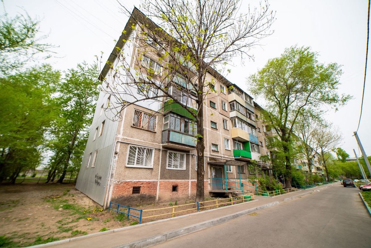 Алина квартал дос 51 фото Купить 2-комнатную квартиру, 46 м² по адресу Хабаровск, квартал ДОС, 23, 1 этаж 