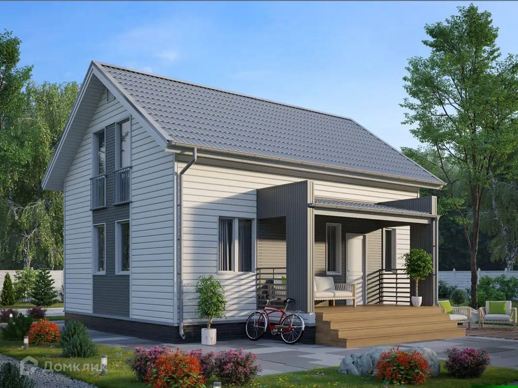 Проект дома «Карелия-2» компании ООО «Берест» из материала Каркасный ...