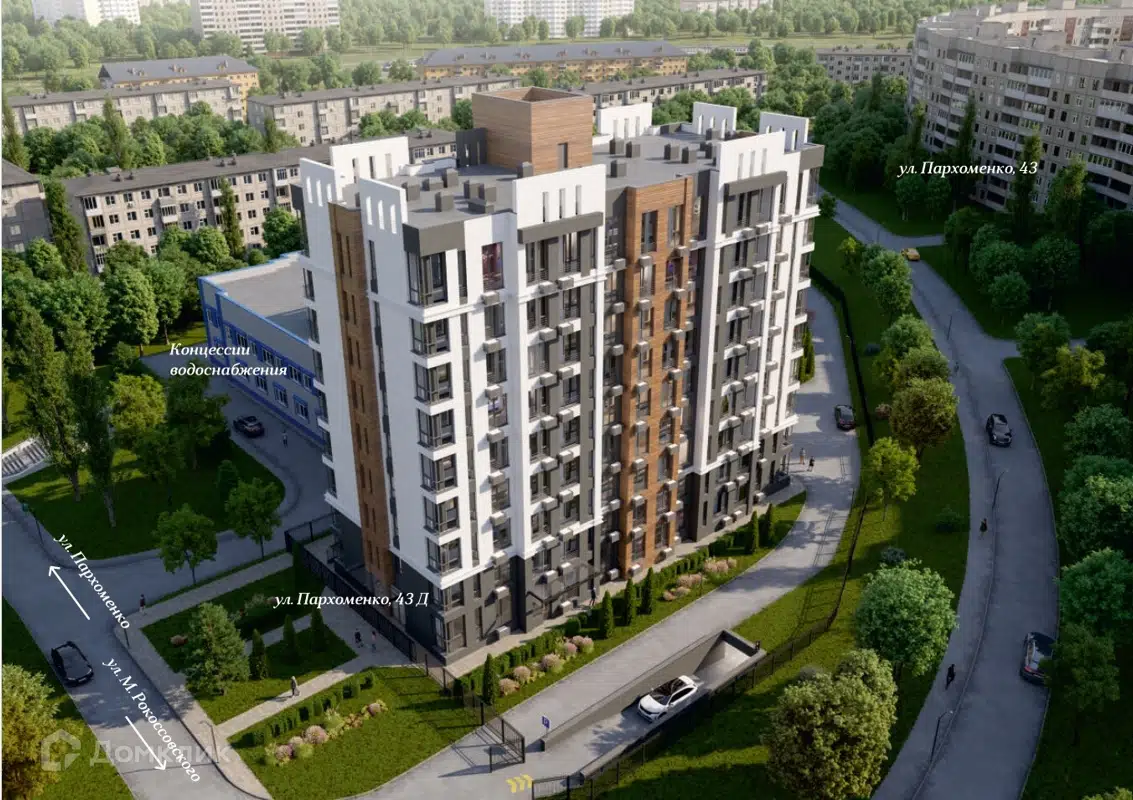 Купить 1-комнатную квартиру, 38.78 м² в ЖК ОСНОВА по адресу Волгоград,  улица Пархоменко, 43Д, недорого – Домклик