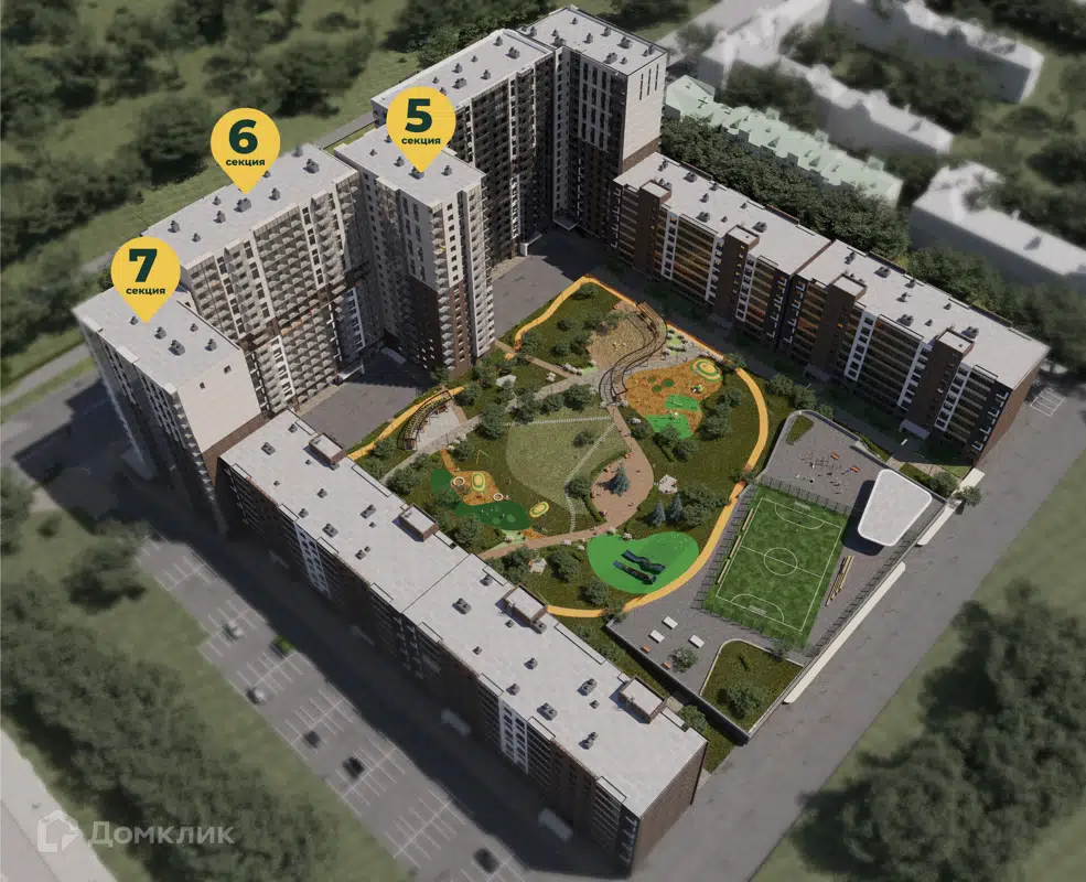 Купить 2-комнатную квартиру, 62.62 м² в ЖК Семья по адресу Иркутск, улица  Пискунова, 136, недорого – Домклик