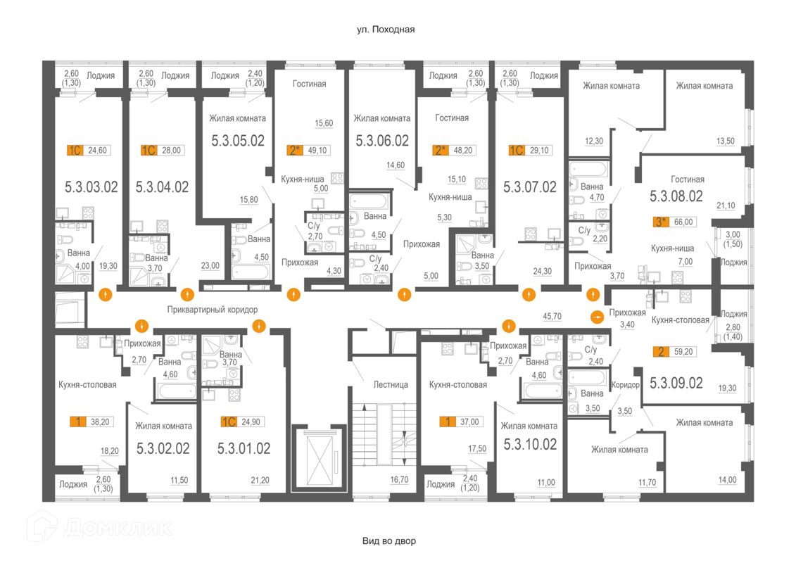 Купить 2-комнатную квартиру, 49.1 м² в ЖК ФРИСТАЙЛ по адресу Свердловская  область, Екатеринбург, улица Новостроя, 4, недорого – Домклик