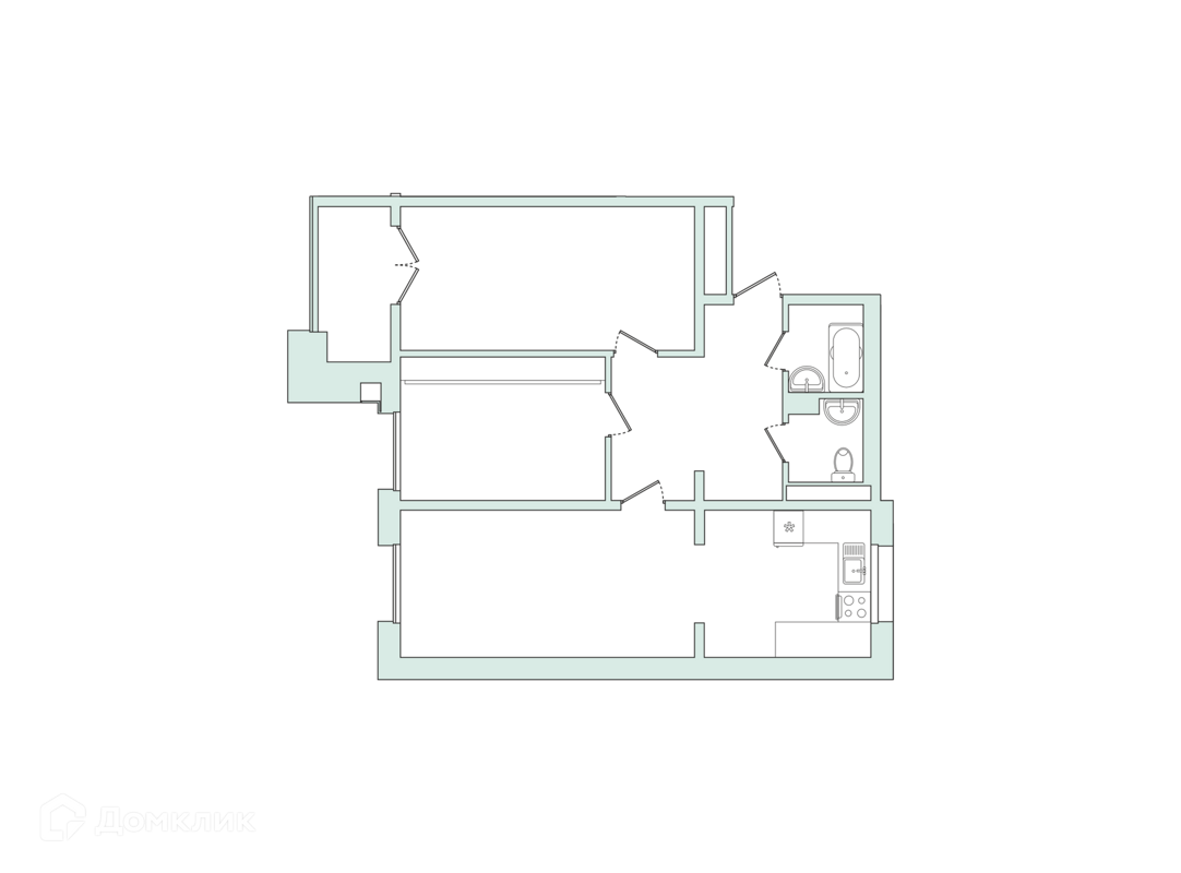 Купить 2-комнатную квартиру, 78.15 м² в ЖК ФАМИЛИЯ по адресу Иркутск, улица  Петрова, 18, недорого – Домклик