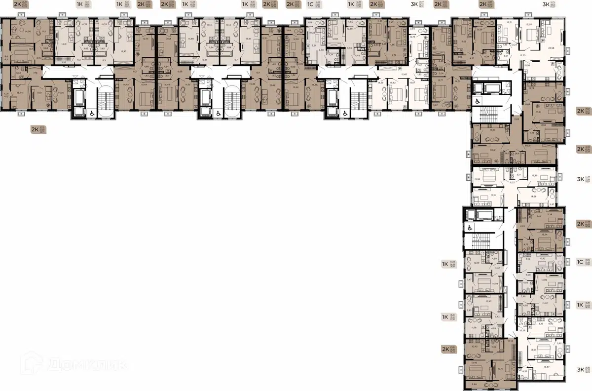 Купить 1-комнатную квартиру, 37.37 м² в ЖК Арбеково Парк по адресу Пенза,  улица Бутузова, 3, недорого – Домклик