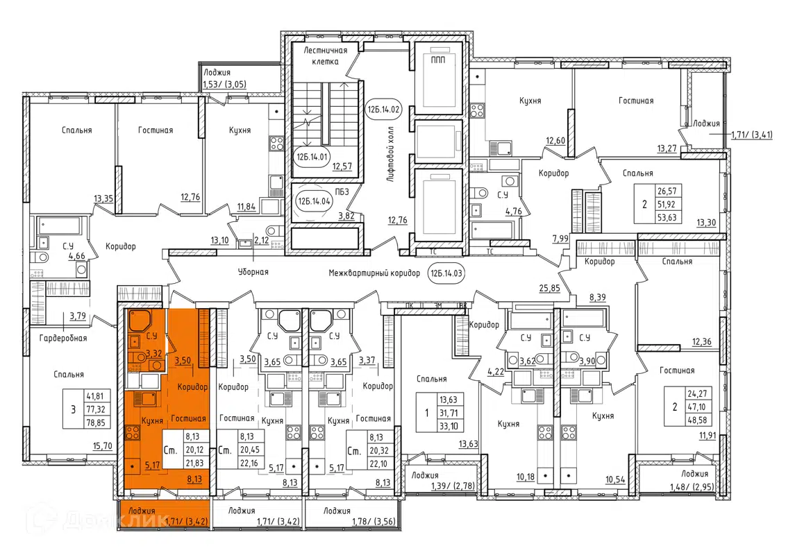 Купить студию, 21.83 м² в ЖК АКВАРЕЛЬ по адресу Республика Башкортостан,  Уфа, микрорайон Инорс-4Б, жилой комплекс Акварель, недорого – Домклик