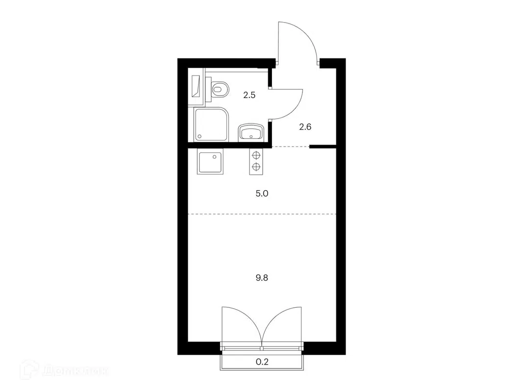 Купить студию, 20.1 м² в ЖК Руставели 14 по адресу Москва, улица Руставели,  14с3, метро недорого – Домклик