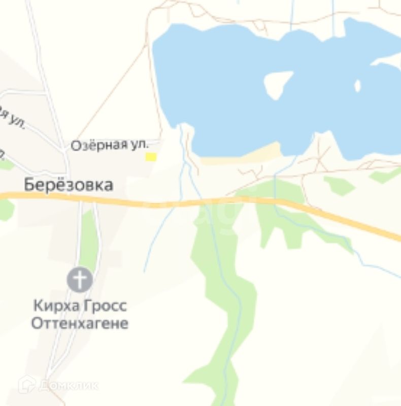 Карта поселка березовка
