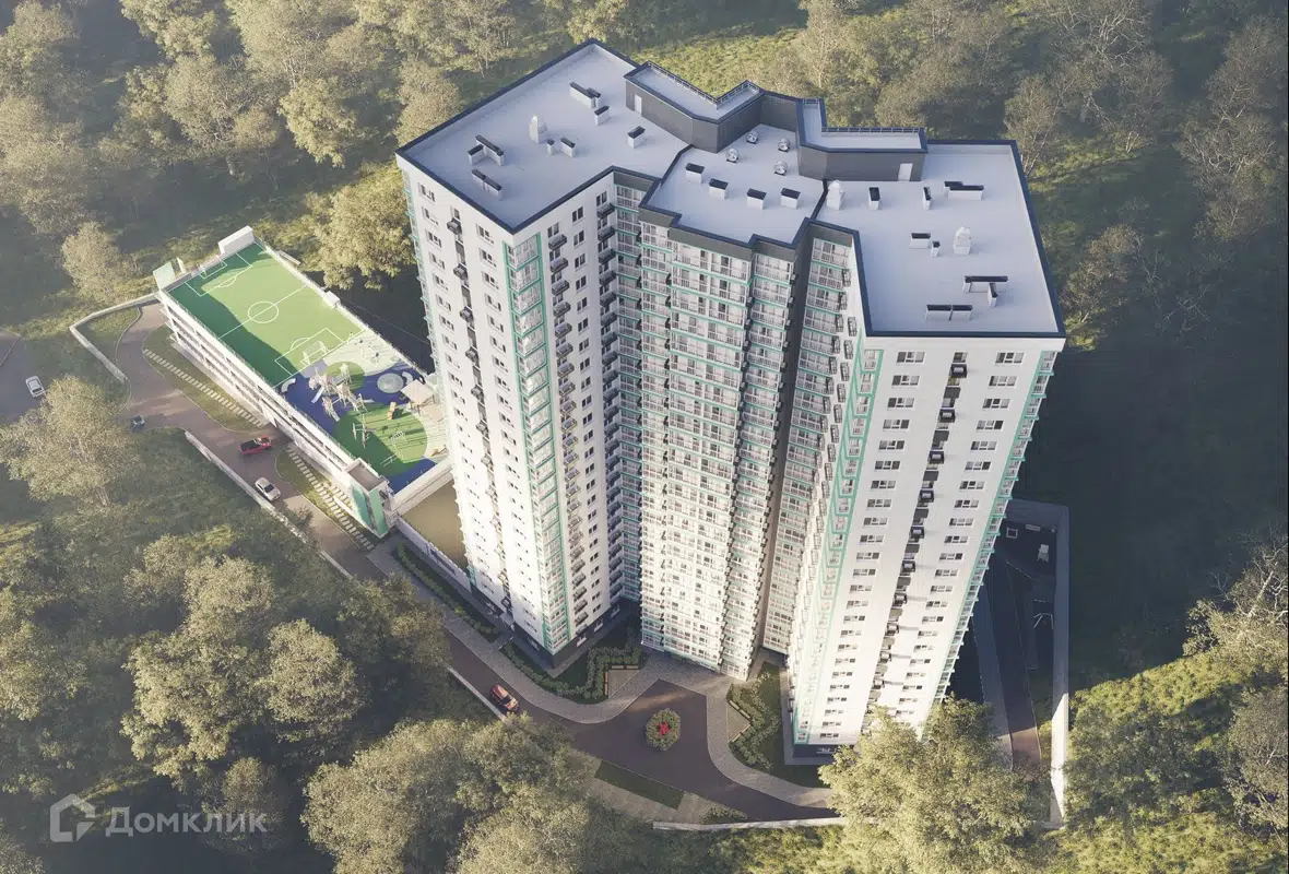 Купить 1-комнатную квартиру, 50.9 м² в ЖК Малахит по адресу Приморский  край, Владивосток, Первореченский район, улица Анны Щетининой, 7, недорого  – Домклик