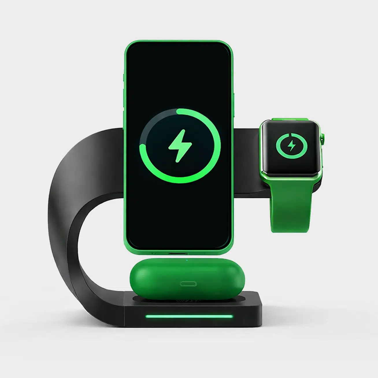 Зарядная станция 3 в 1 слайд 2