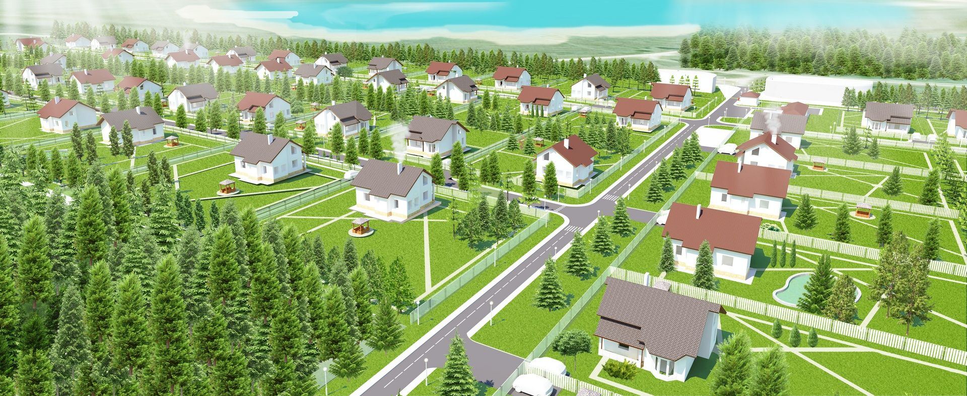 земля в белых берегах