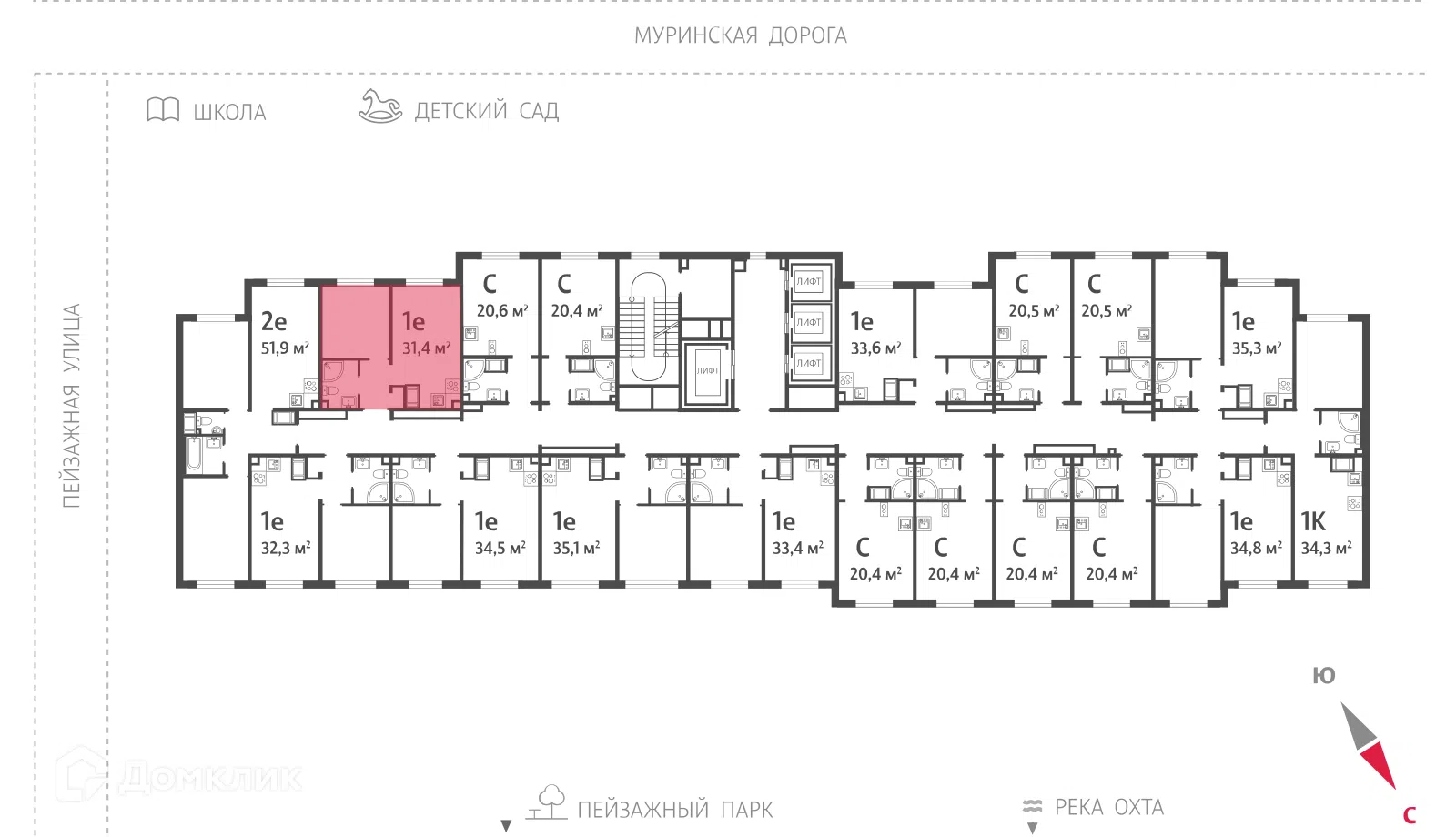 Фото Пейзажный квартал
