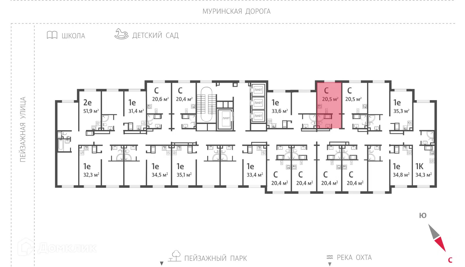 Фото Пейзажный квартал