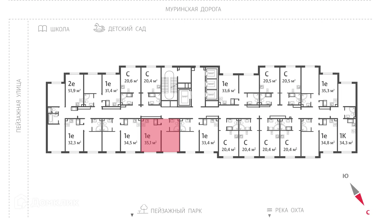 Фото Пейзажный квартал