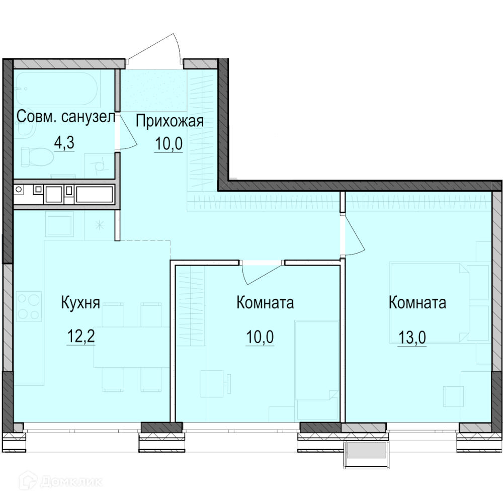 Квартиры В Казани Купить 2 Комнатную Новостройка
