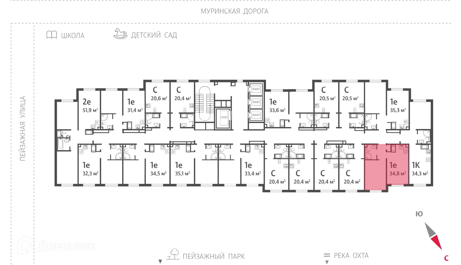 Фото Пейзажный квартал