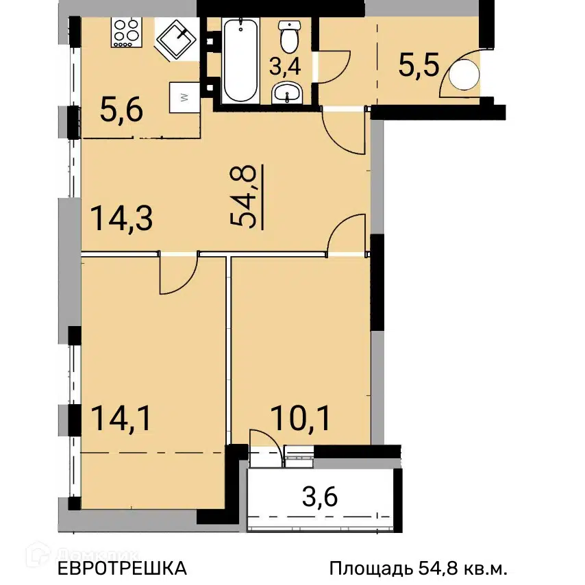 Купить 1 Комнатную Уфа Новостройка