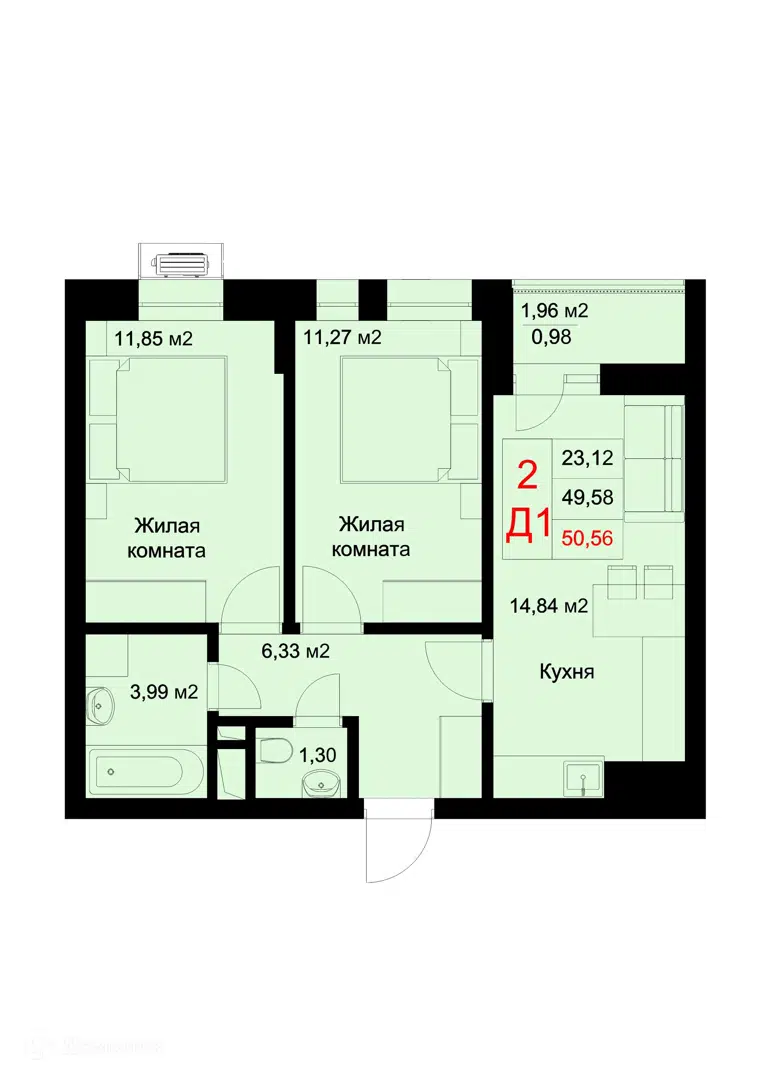 Квартиры В Казани Купить 2 Комнатную Новостройка