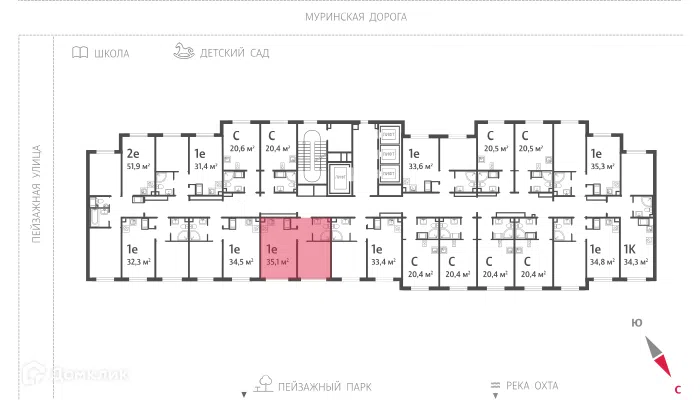 Фото Пейзажный квартал