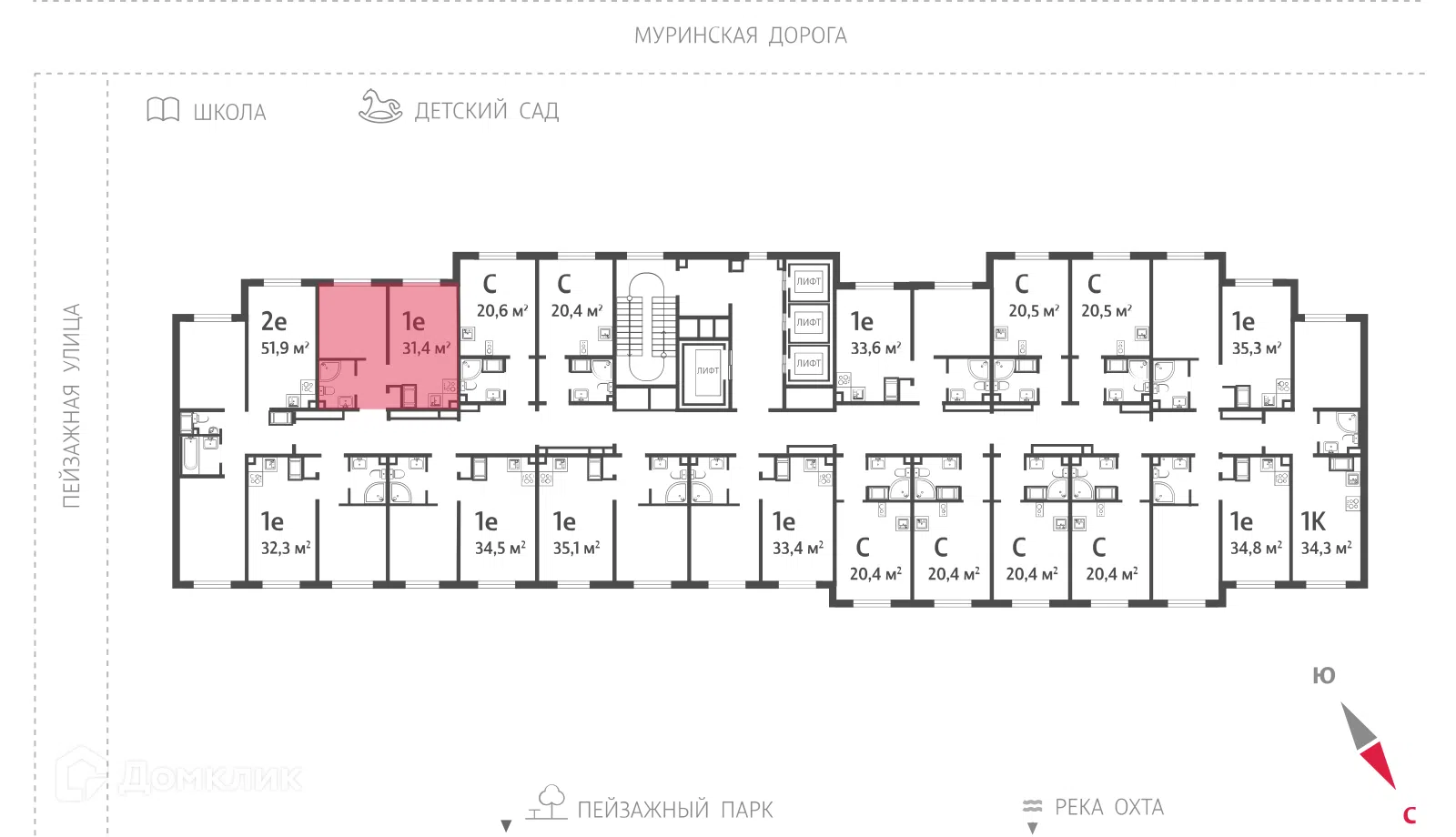 Фото Пейзажный квартал