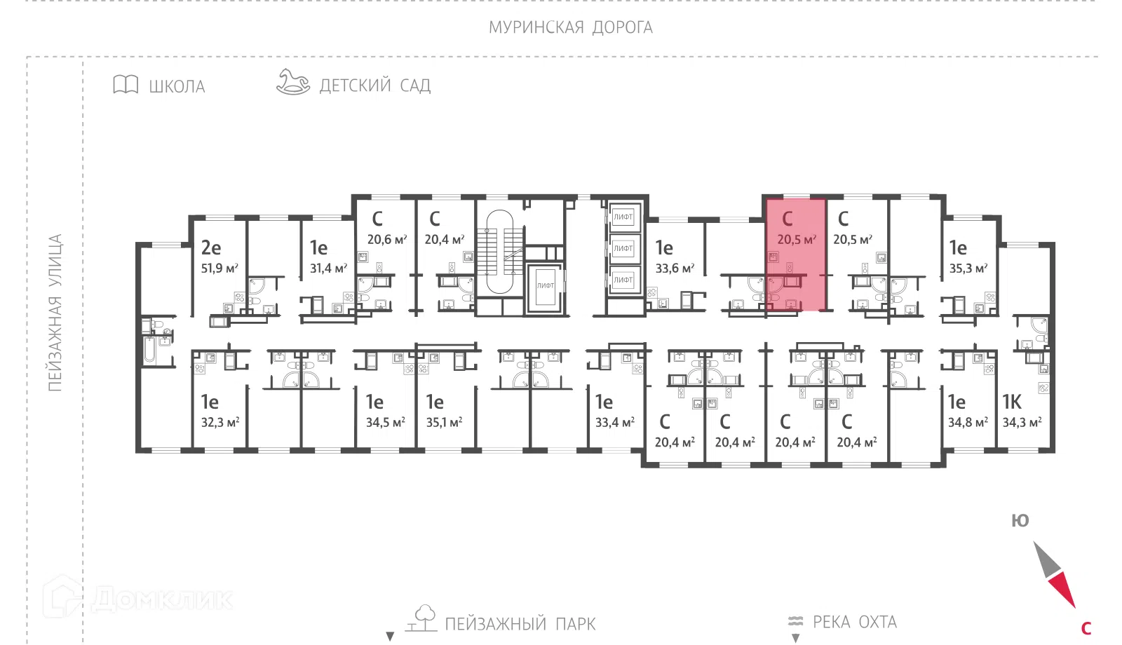 Фото Пейзажный квартал
