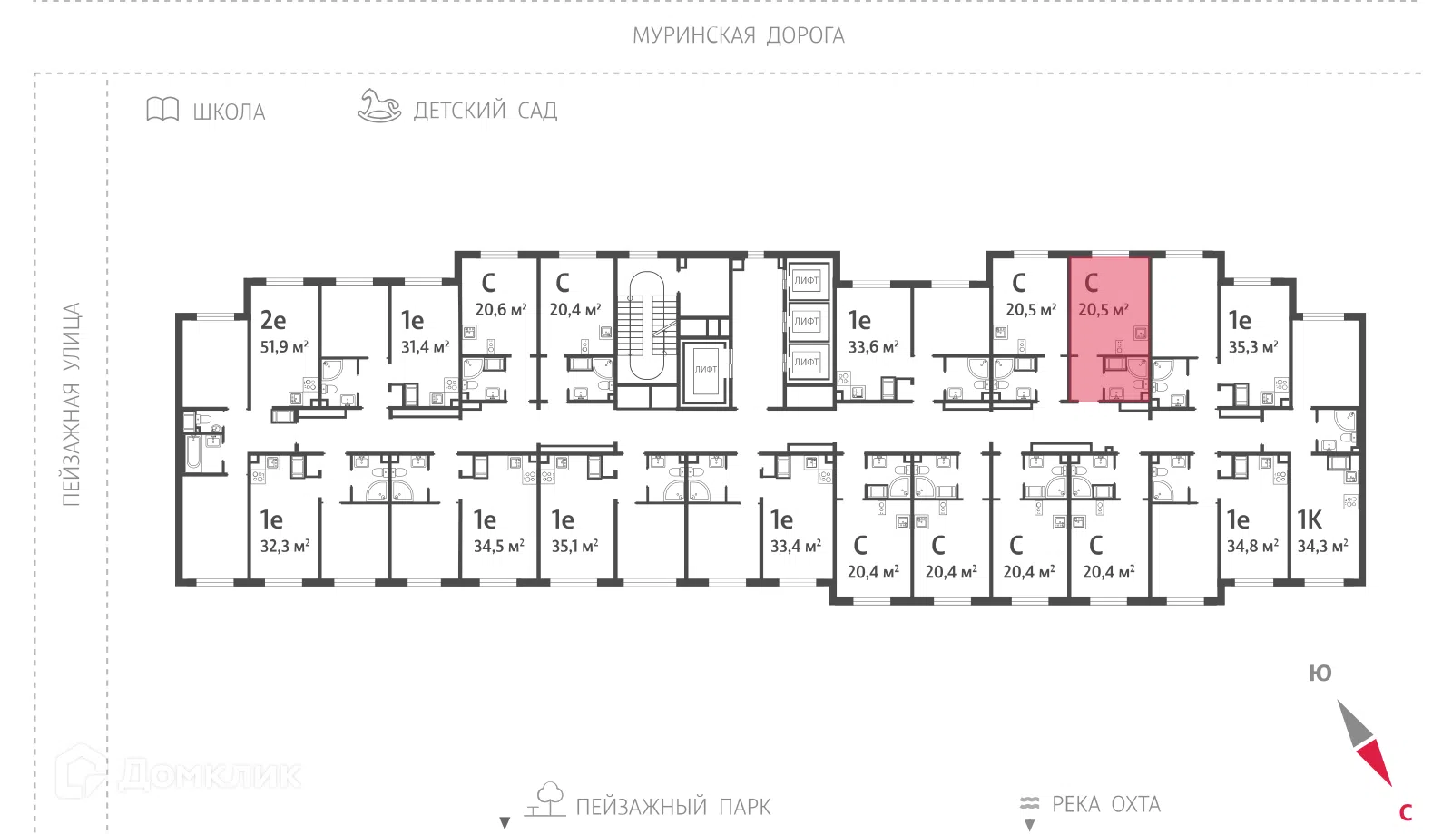 Фото Пейзажный квартал