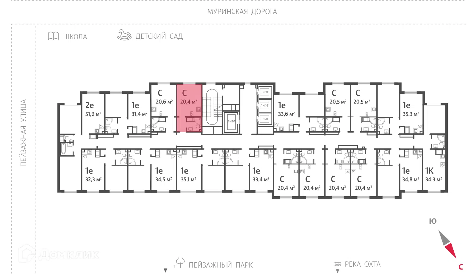 Фото Пейзажный квартал