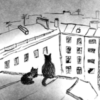 ПИТЕР КРЫШИ ДВА КОТА