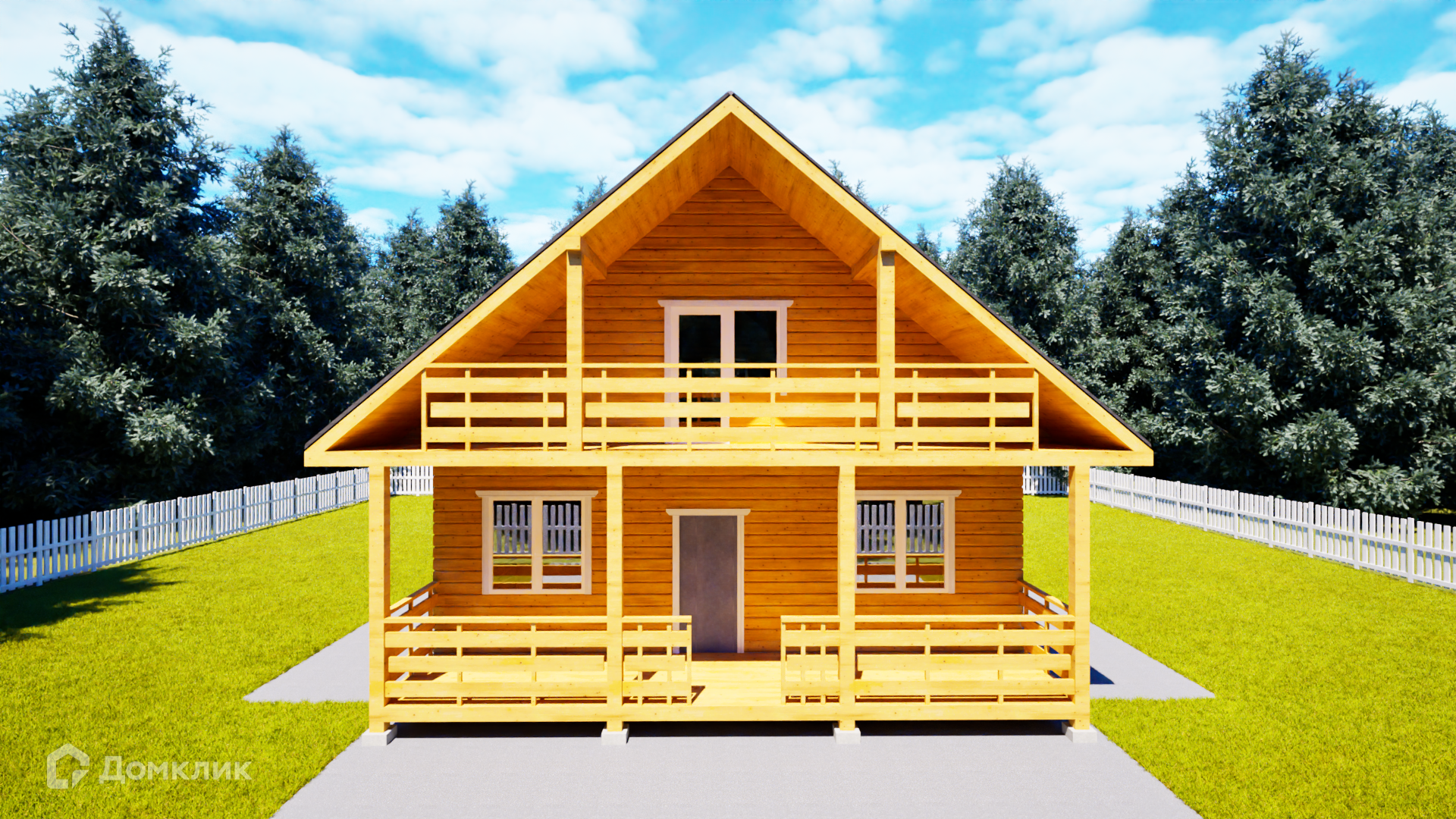 Проект дома «М-3 семейный» компании СК МАРТ из материала Брус естественной влажности площадью 197м² под ключ за 5700000₽ в Луганске | 2 этажа, 3 спальни, 1 санузел – Домклик