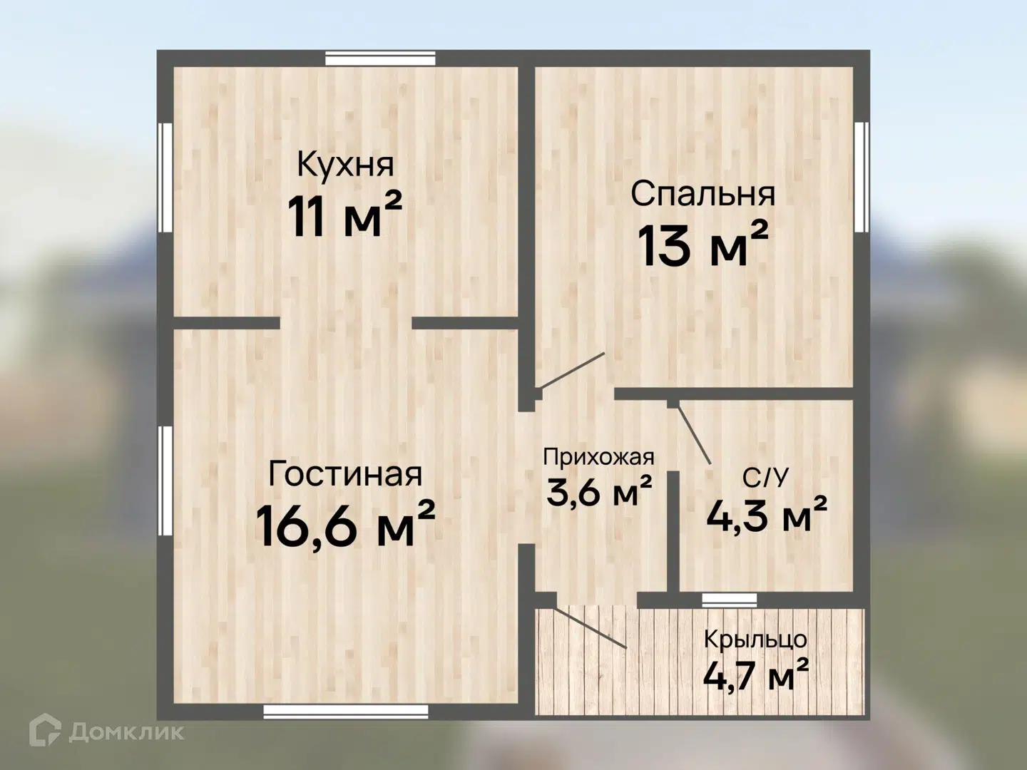 Планировка 1 этажа